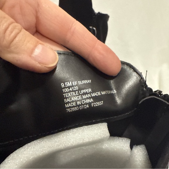 East 5th Womens 9M Black Surrey Block Heel Faux Suede Dress Boots Memory Foam - Picture 8 of 14